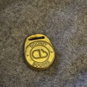 Vintage Dooney & Bourke Gold Emblem Charm